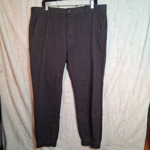 Levis XX Chino Joggers 36x30 Gomashio Salt Y Pepper Inseam 27 Herringbone - Picture 1 of 10